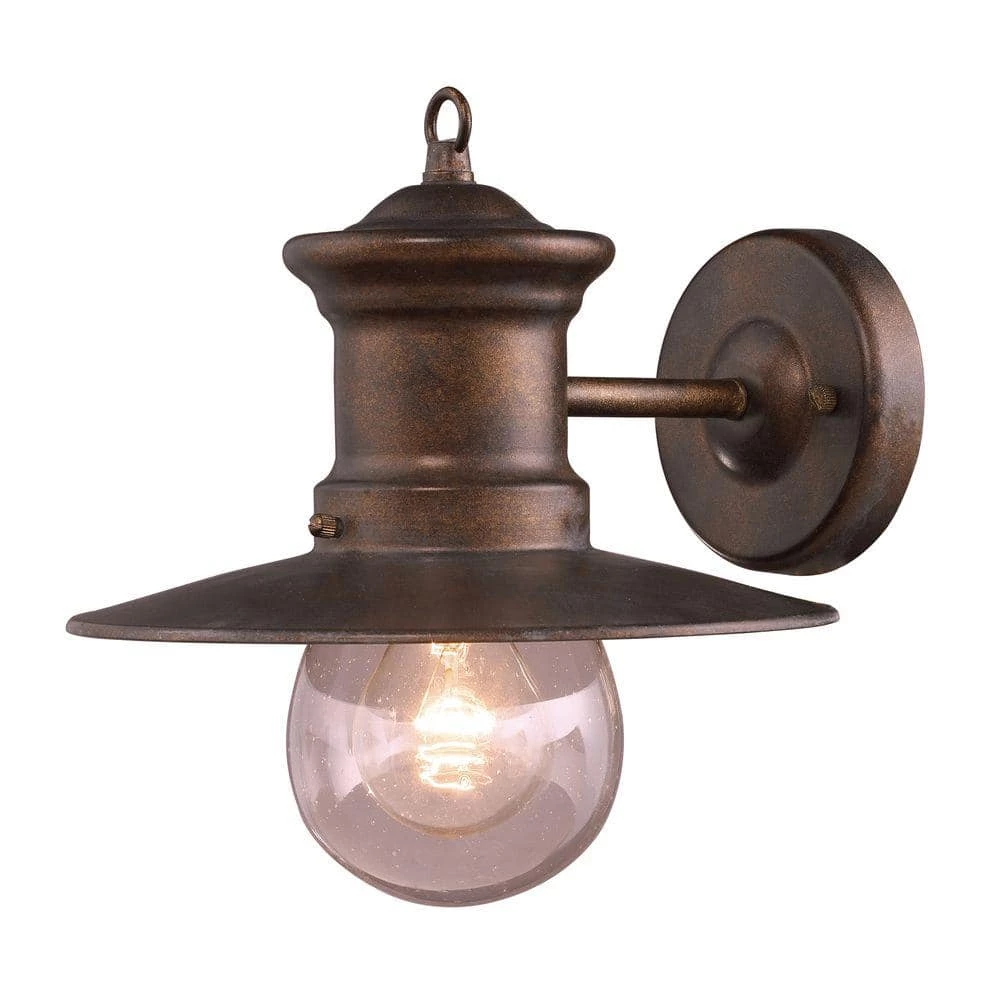 Maritime 1-Light Outdoor Hazelnut Bronze Wall Sconce by Titan Lighting 3 Maritime 1-Light Outdoor Hazelnut Bronze Wall Sconce by Titan Lighting
