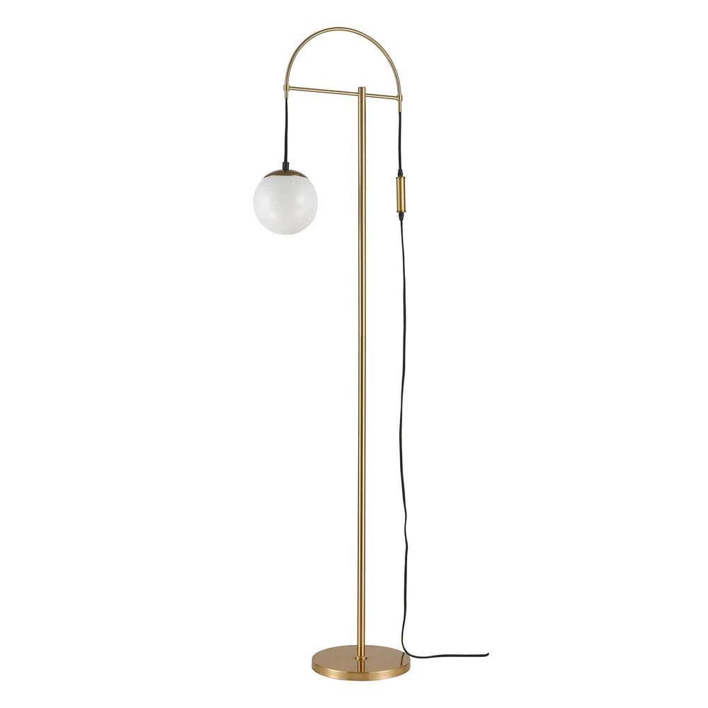 Malbo 71 in. Honey Brass Floor Lamp by Titan Lighting 4 Malbo 71 in. Honey Brass Floor Lamp by Titan Lighting - Image 2