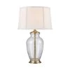 Remmy 28 in. Clear Table Lamp by Titan Lighting