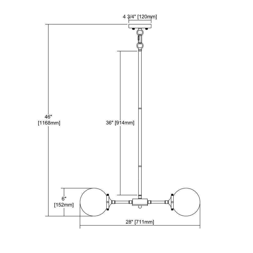 Boudreaux 6-Light Matte Black and Antique Gold Chandelier by Titan Lighting 8 Boudreaux 6-Light Matte Black and Antique Gold Chandelier by Titan Lighting - Image 6