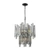 Lineo 6-Light Matte Black With Clear Crystal Chandelier by Titan Lighting 1 Lineo 6-Light Matte Black With Clear Crystal Chandelier by Titan Lighting -Titan Lighting sale2022 matte black titan lighting chandeliers tn 66327 64 1000