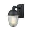 Channing 1-Light Matte Black with Clear Ribbed Glass Outdoor Wall Mount Sconce by Titan Lighting 1 Channing 1-Light Matte Black with Clear Ribbed Glass Outdoor Wall Mount Sconce by Titan Lighting -Titan Lighting sale2022 matte black titan lighting outdoor sconces tn 473788 64 1000