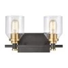 Cambria 13 in. 2-Light Matte Black Vanity Light by Titan Lighting 1 Cambria 13 in. 2-Light Matte Black Vanity Light by Titan Lighting -Titan Lighting sale2022 matte black titan lighting vanity lighting tnvl 016210617 64 1000