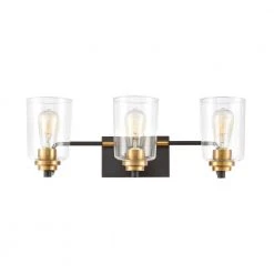 Robins 23 in. 3-Light Matte Black Vanity Light by Titan Lighting -Titan Lighting sale2022 matte black titan lighting vanity lighting tnvl 055210617 4f 1000