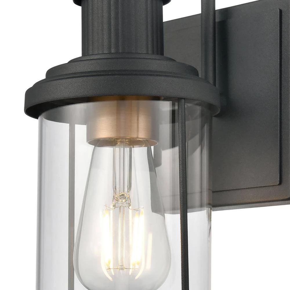 Millburn 5 in. 1-Light Matte Black Vanity Light by Titan Lighting 6 Millburn 5 in. 1-Light Matte Black Vanity Light by Titan Lighting - Image 4