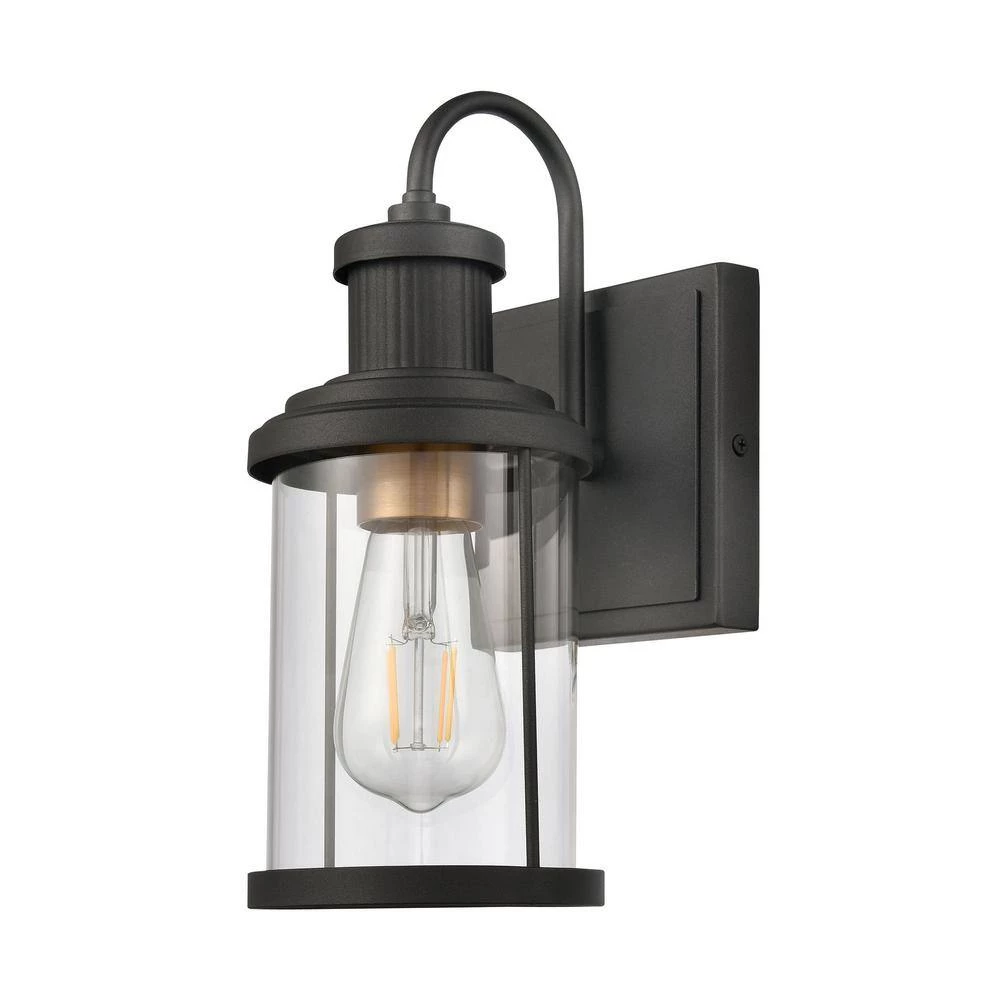 Millburn 5 in. 1-Light Matte Black Vanity Light by Titan Lighting 4 Millburn 5 in. 1-Light Matte Black Vanity Light by Titan Lighting - Image 2