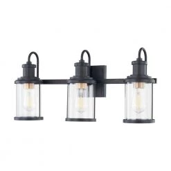 Millburn 24 in. 3-Light Matte Black Vanity Light by Titan Lighting -Titan Lighting sale2022 matte black titan lighting vanity lighting tnvl 071210617 4f 1000