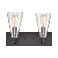 Gabby 15 in. 2-Light Matte Black Vanity Light by Titan Lighting 7 Gabby 15 in. 2-Light Matte Black Vanity Light by Titan Lighting -Titan Lighting sale2022 matte black titan lighting vanity lighting tnvl 115210617 1f 1000