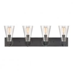 Gabby 32 in. 4-Light Matte Black Vanity Light by Titan Lighting -Titan Lighting sale2022 matte black titan lighting vanity lighting tnvl 117210617 1f 1000