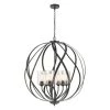 Daisy 6-Light Midnight Bronze Chandelier with Glass Shades by Titan Lighting -Titan Lighting sale2022 midnight bronze titan lighting chandeliers tnch 033210616 64 1000