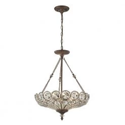 Christina 5-Light Mocha Ceiling Mount Pendant by Titan Lighting