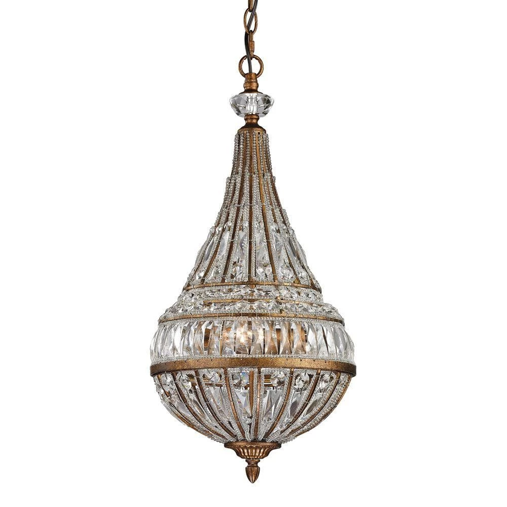 Windermere Collection 3-Light Mocha Pendant by Titan Lighting 3 Windermere Collection 3-Light Mocha Pendant by Titan Lighting