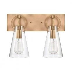 Gabby 15 in. 2-Light Natural Brass Vanity Light by Titan Lighting -Titan Lighting sale2022 natural brass titan lighting vanity lighting tnvl 107210617 4f 1000
