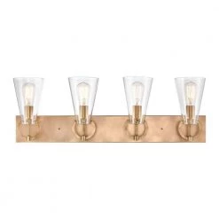 Gabby 32 in. 4-Light Natural Brass Vanity Light by Titan Lighting -Titan Lighting sale2022 natural brass titan lighting vanity lighting tnvl 109210617 1f 1000