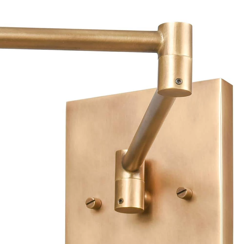 Calder 1-Light Natural Brass Wall Sconce by Titan Lighting 4 Calder 1-Light Natural Brass Wall Sconce by Titan Lighting - Image 2