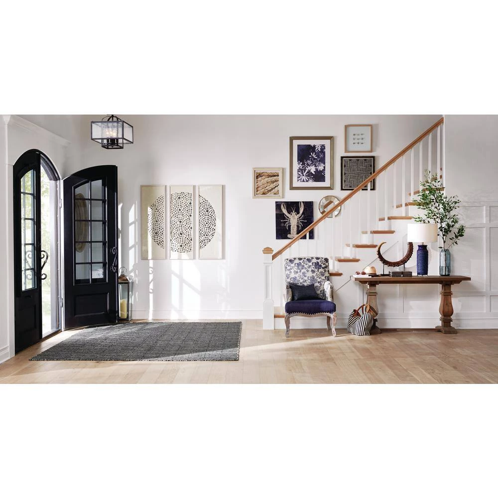 Wrapped Rope 30 in. Navy Blue Ceramic Table Lamp by Titan Lighting 10 Wrapped Rope 30 in. Navy Blue Ceramic Table Lamp by Titan Lighting - Image 8