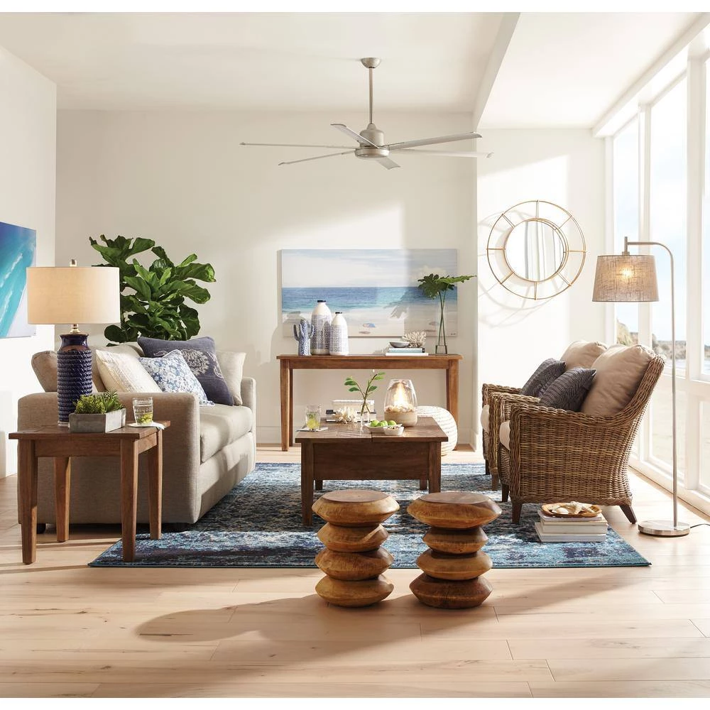 Wrapped Rope 30 in. Navy Blue Ceramic Table Lamp by Titan Lighting 9 Wrapped Rope 30 in. Navy Blue Ceramic Table Lamp by Titan Lighting - Image 7