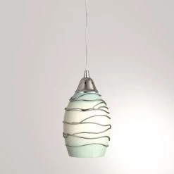 Helice Collection 1-Light Satin Nickel LED Mini Pendant by Titan Lighting 9 Helice Collection 1-Light Satin Nickel LED Mini Pendant by Titan Lighting -Titan Lighting sale2022 nickel titan lighting pendant lights tn 39126 a0 1000