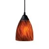 Classico 1-Light Dark Rust Ceiling Mount Pendant by Titan Lighting 2 Classico 1-Light Dark Rust Ceiling Mount Pendant by Titan Lighting -Titan Lighting sale2022 oil rubbed bronze espresso glass titan lighting pendant lights tn 5129 64 1000