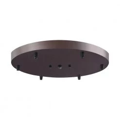 Illuminaire Accessories 14 in. 6-Light Round Oil Rubbed Bronze Ceiling Pan by Titan Lighting