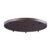 Illuminare Accessories 18 in. 8-Light Round Oil Rubbed Bronze Ceiling Pan by Titan Lighting