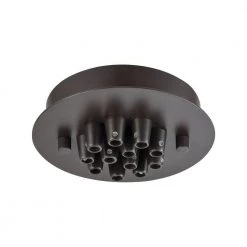 Illuminaire Accessories 12-Light Oil Rubbed Bronze Small Round Canopy by Titan Lighting