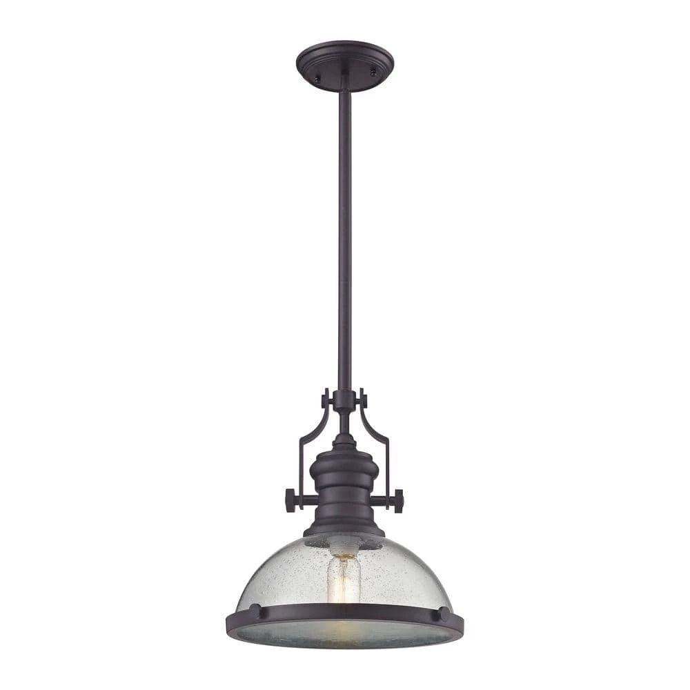 Chadwick 1-Light Oil-Rubbed Bronze Pendant by Titan Lighting 3 Chadwick 1-Light Oil-Rubbed Bronze Pendant by Titan Lighting