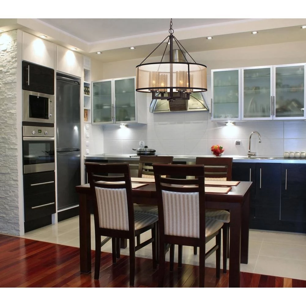 Hearthstone Collection 4-Light Oil-Rubbed Bronze Chandelier by Titan Lighting 4 Hearthstone Collection 4-Light Oil-Rubbed Bronze Chandelier by Titan Lighting - Image 2