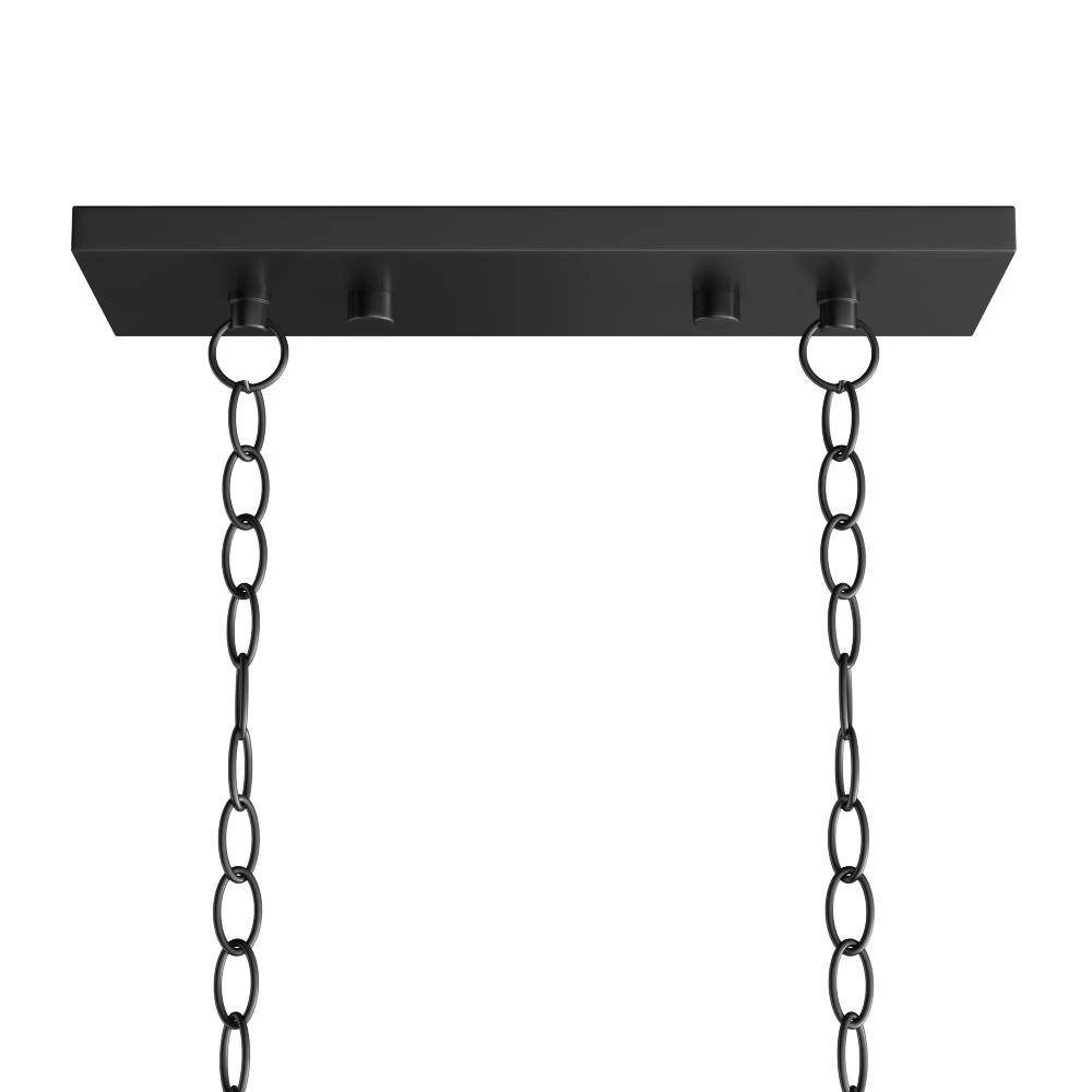 Haxby Collection 4-Light Oil-Rubbed Bronze Pendant by Titan Lighting 4 Haxby Collection 4-Light Oil-Rubbed Bronze Pendant by Titan Lighting - Image 2