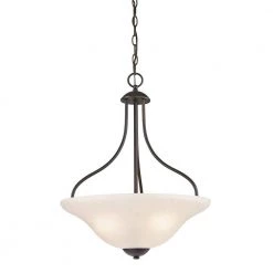 Conway 3-Light Oil-Rubbed Bronze Large Pendant by Titan Lighting