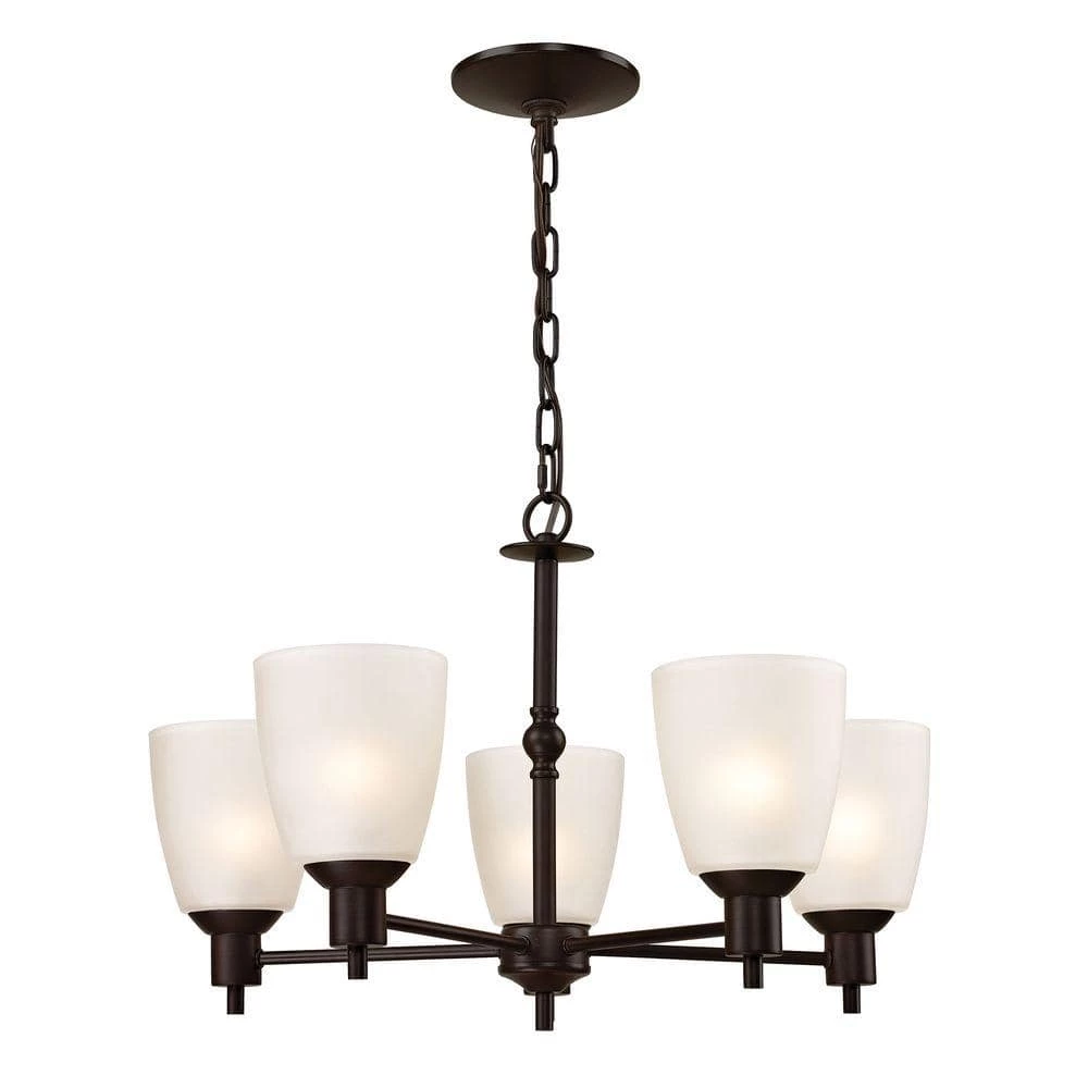 Jackson 5-Light Oil-Rubbed Bronze Chandelier by Titan Lighting 3 Jackson 5-Light Oil-Rubbed Bronze Chandelier by Titan Lighting