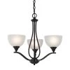 Bristol Lane 3-Light Oil-Rubbed Bronze Chandelier by Titan Lighting