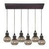 Danica 6-Light Oil Rubbed Bronze and Mercury Glass Pendant by Titan Lighting -Titan Lighting sale2022 oil rubbed bronze titan lighting chandeliers tn 66312 64 1000