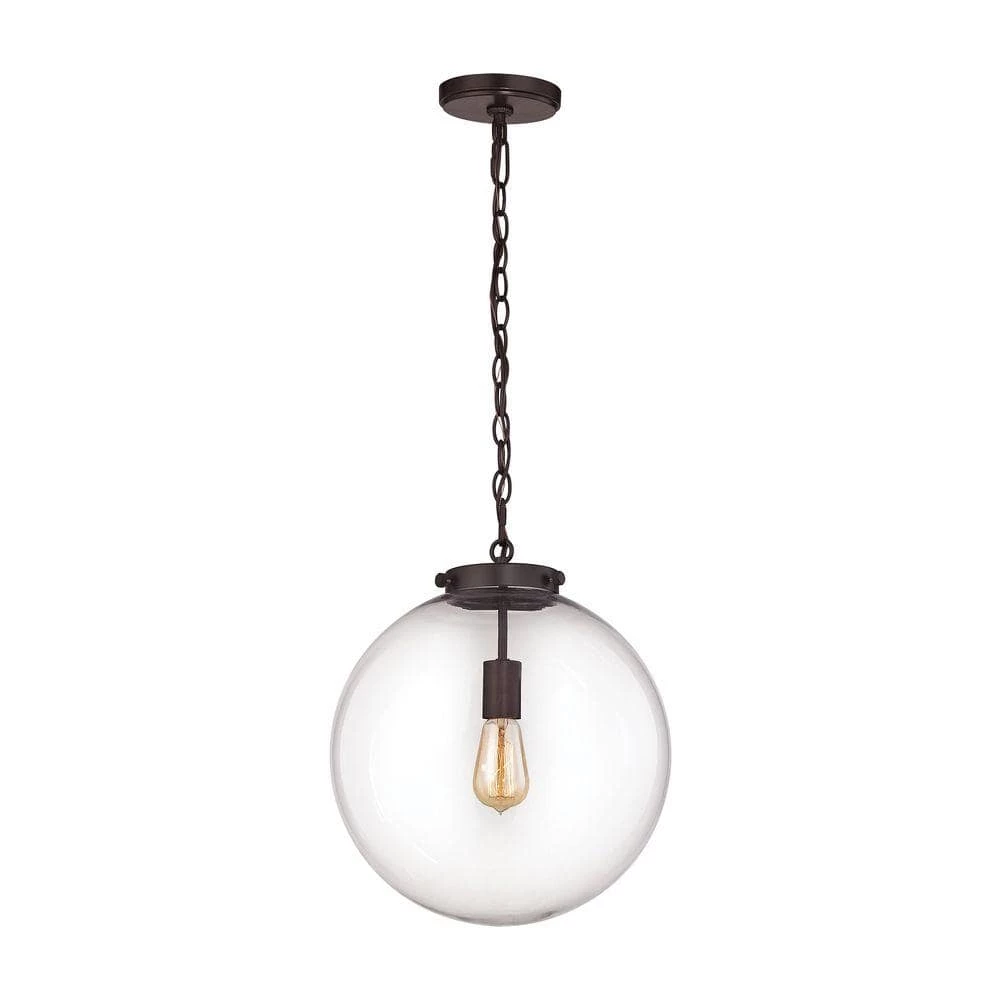 Gramercy 1-Light Oil Rubbed Bronze Pendant by Titan Lighting 3 Gramercy 1-Light Oil Rubbed Bronze Pendant by Titan Lighting
