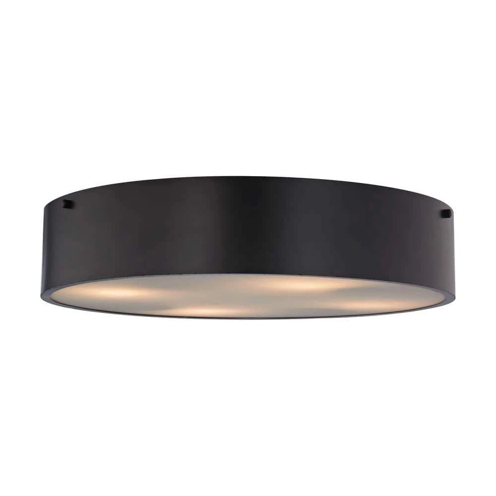 Clayton 4-Light Oil Rubbed Bronze Flush Mount by Titan Lighting 3 Clayton 4-Light Oil Rubbed Bronze Flush Mount by Titan Lighting