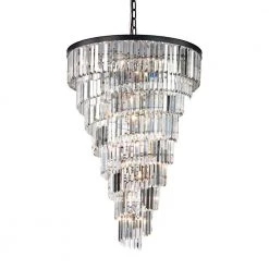 Palacial 14-Light Oil Rubbed Bronze Chandelier by Titan Lighting