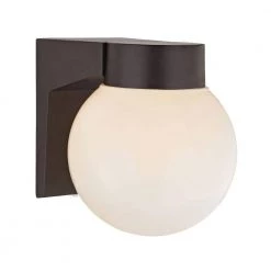 1-Light Oil Rubbed Bronze Outdoor Wall Sconce by Titan Lighting