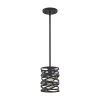 Vorticy 1-Light Oil Rubbed Bronze Pendant by Titan Lighting