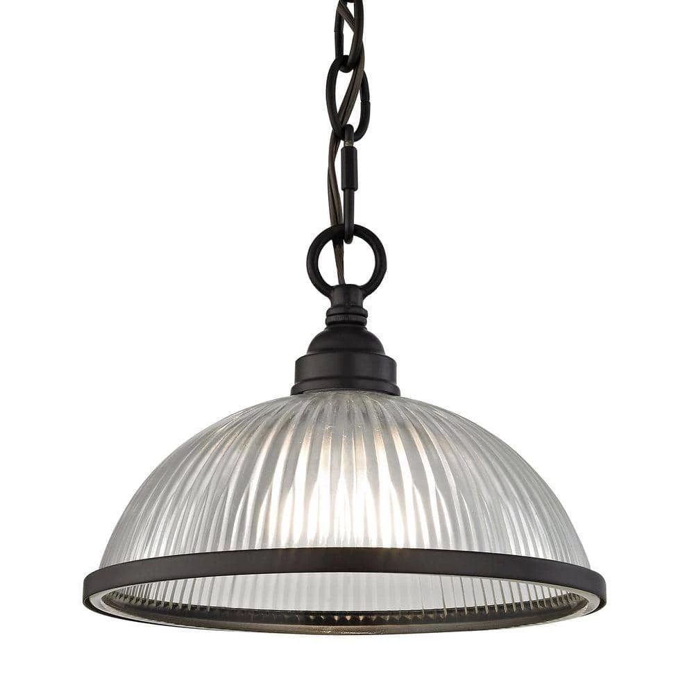 Liberty Park 1-Light Oil-Rubbed Bronze Pendant by Titan Lighting 3 Liberty Park 1-Light Oil-Rubbed Bronze Pendant by Titan Lighting