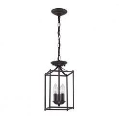 Foyer Collection 3-Light Oil-Rubbed Bronze Pendant by Titan Lighting