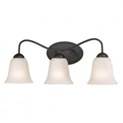 Conway 3-Light Oil-Rubbed Bronze Bath Bar Light by Titan Lighting