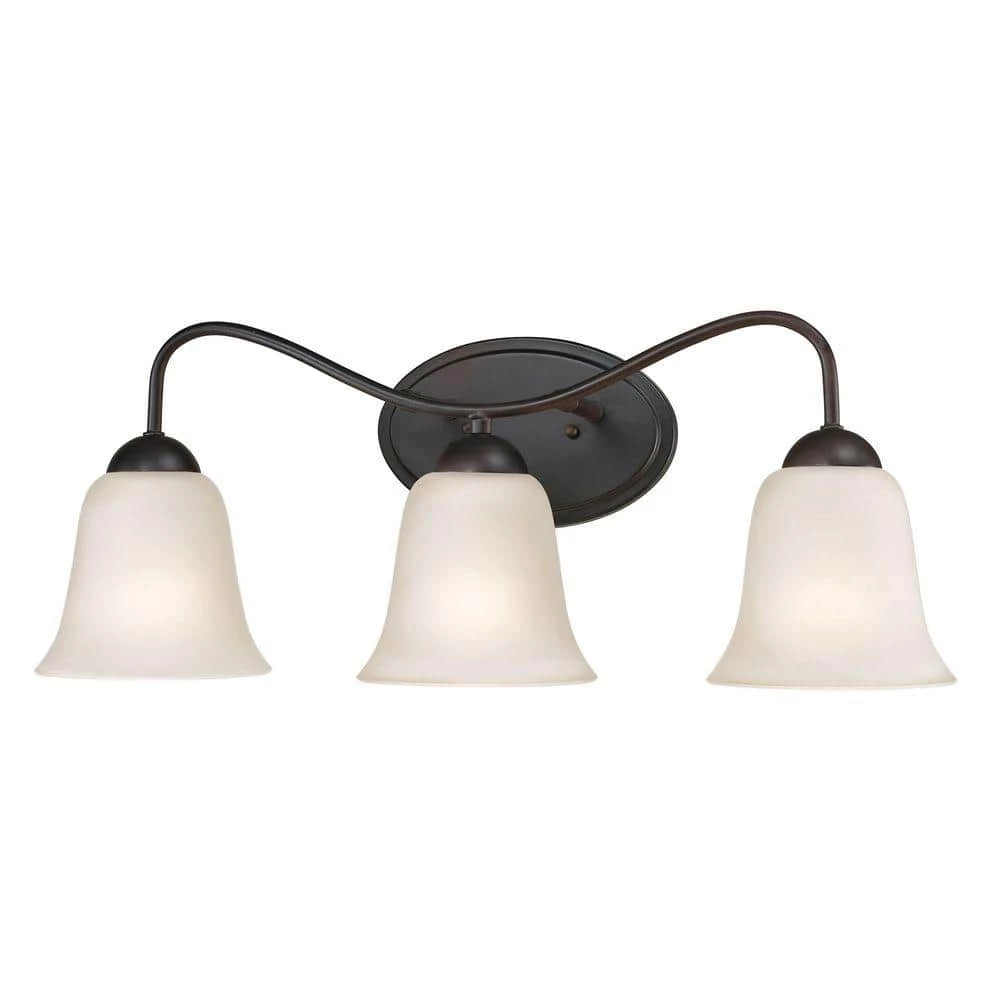 Conway 3-Light Oil-Rubbed Bronze Bath Bar Light by Titan Lighting 3 Conway 3-Light Oil-Rubbed Bronze Bath Bar Light by Titan Lighting