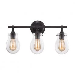 Jaelyn 3-Light Oil Rubbed Bronze Vanity Light by Titan Lighting