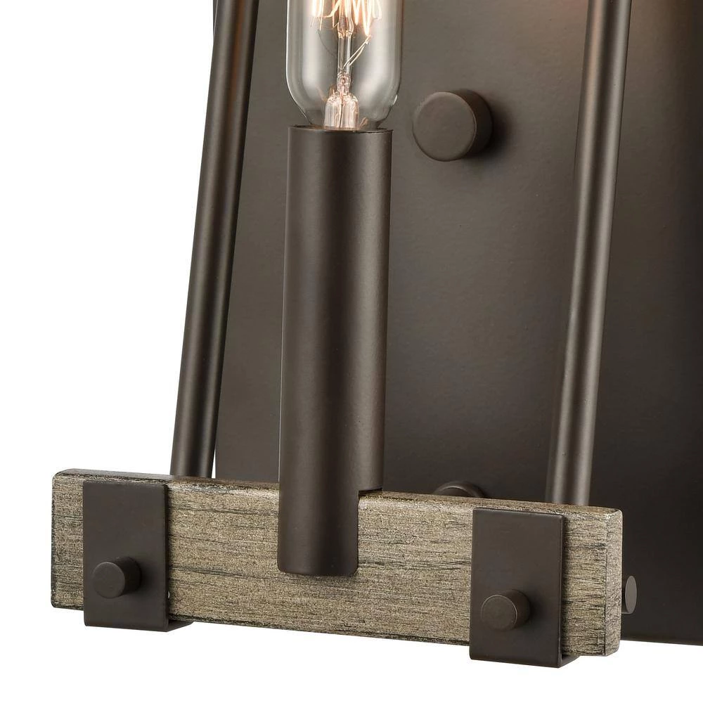 Transitions 5 in. 1-Light Oil Rubbed Bronze Vanity Light by Titan Lighting 6 Transitions 5 in. 1-Light Oil Rubbed Bronze Vanity Light by Titan Lighting - Image 4