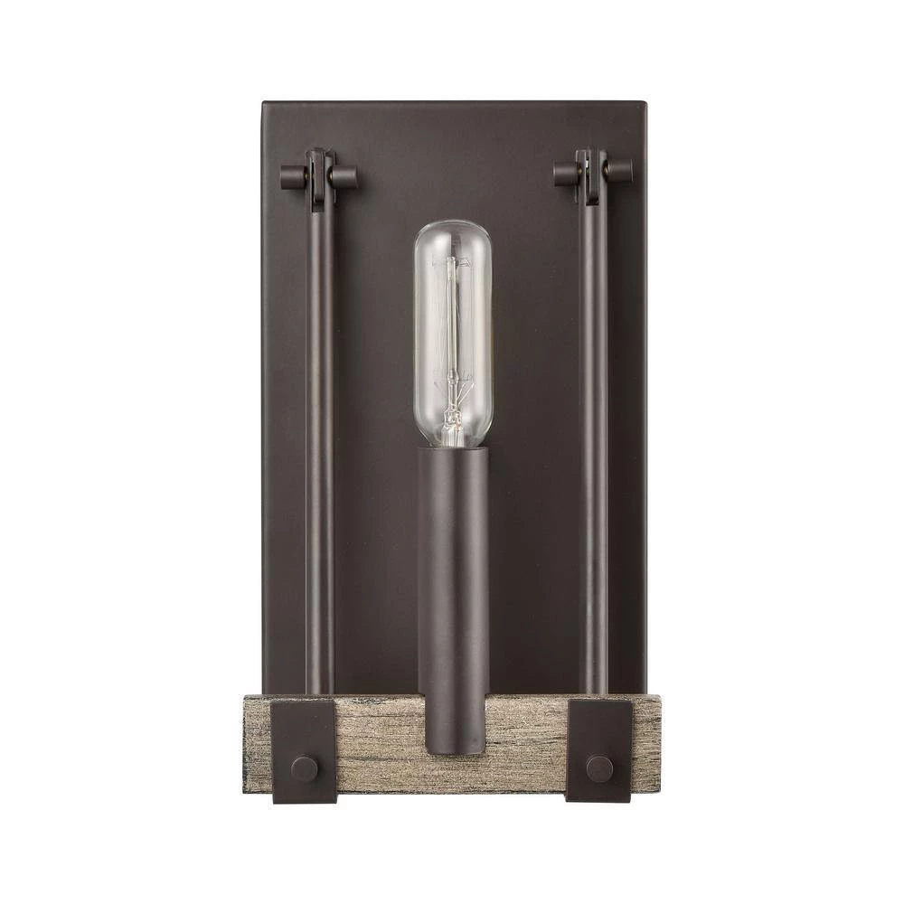 Transitions 5 in. 1-Light Oil Rubbed Bronze Vanity Light by Titan Lighting 4 Transitions 5 in. 1-Light Oil Rubbed Bronze Vanity Light by Titan Lighting - Image 2