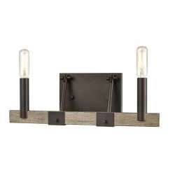 Transitions 14 in. 2-Light Oil Rubbed Bronze Vanity Light by Titan Lighting
