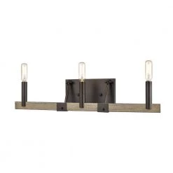 Transitions 22 in. 3-Light Oil Rubbed Bronze Vanity Light by Titan Lighting