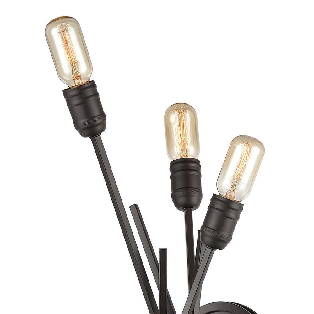 Xenia 6-Light Oil Rubbed Bronze Wall Sconce by Titan Lighting 4 Xenia 6-Light Oil Rubbed Bronze Wall Sconce by Titan Lighting - Image 2