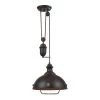 Farmhouse 1-Light Oiled Bronze Ceiling Mount Pendant by Titan Lighting -Titan Lighting sale2022 oiled bronze titan lighting chandeliers tn 10146 64 1000