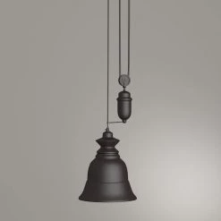 Farmhouse 1-Light Oiled Bronze Ceiling Mount Pendant by Titan Lighting -Titan Lighting sale2022 oiled bronze titan lighting pendant lights tn 10149 40 1000